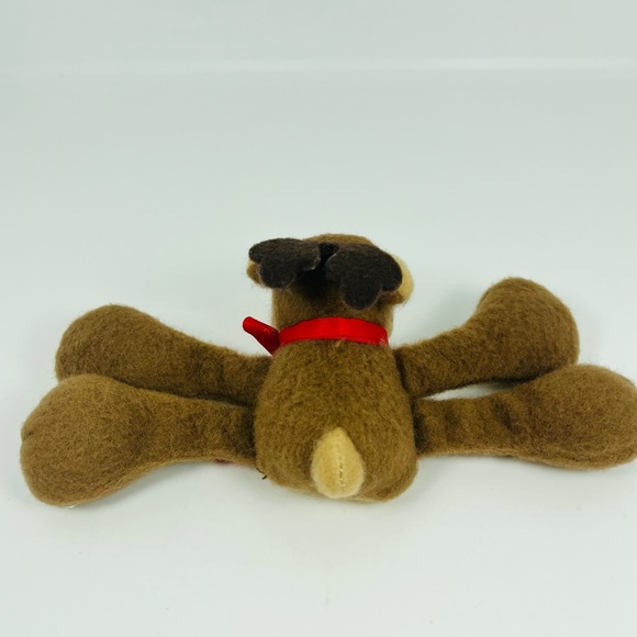Vintage Rodney Reindeer Plush Small 3” Soft Eyes - Picture 3 of 8